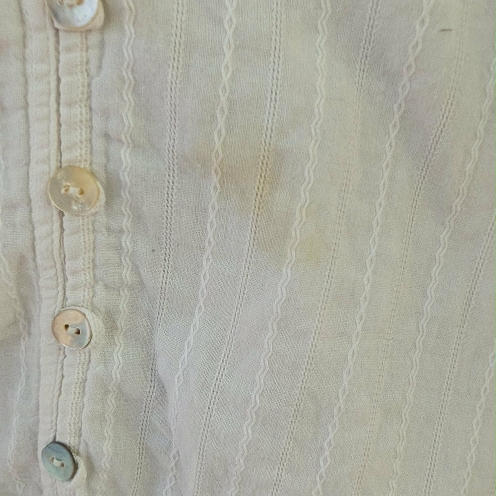Vintage Light Cream Lace-Detail Spaghetti Strap Dress - Picture 4 of 5